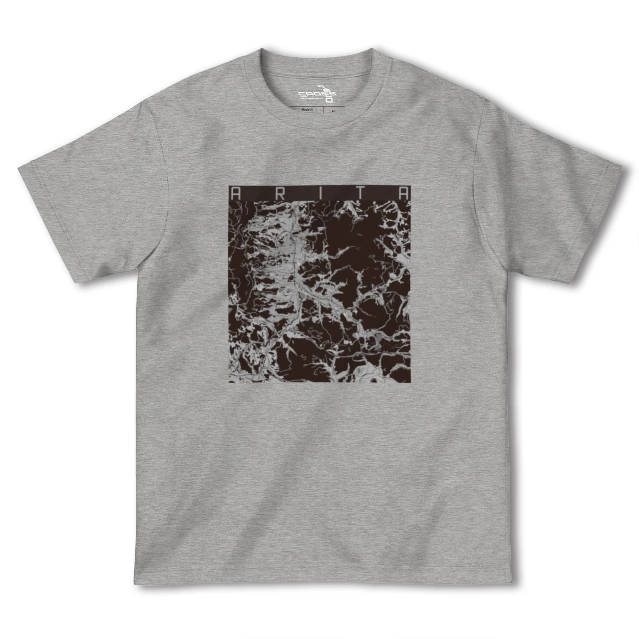 【有田(佐賀県)】地図柄ヘビーウェイトTシャツ