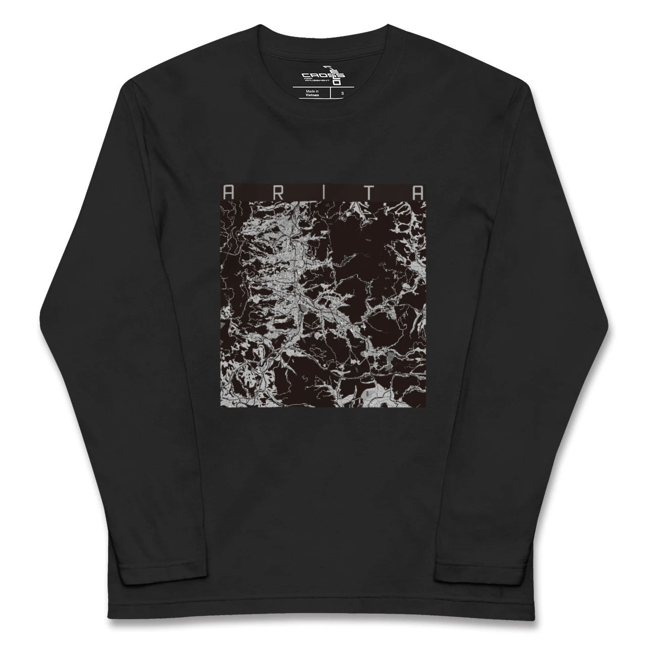 【有田(佐賀県)】地図柄ロングスリーブTシャツ