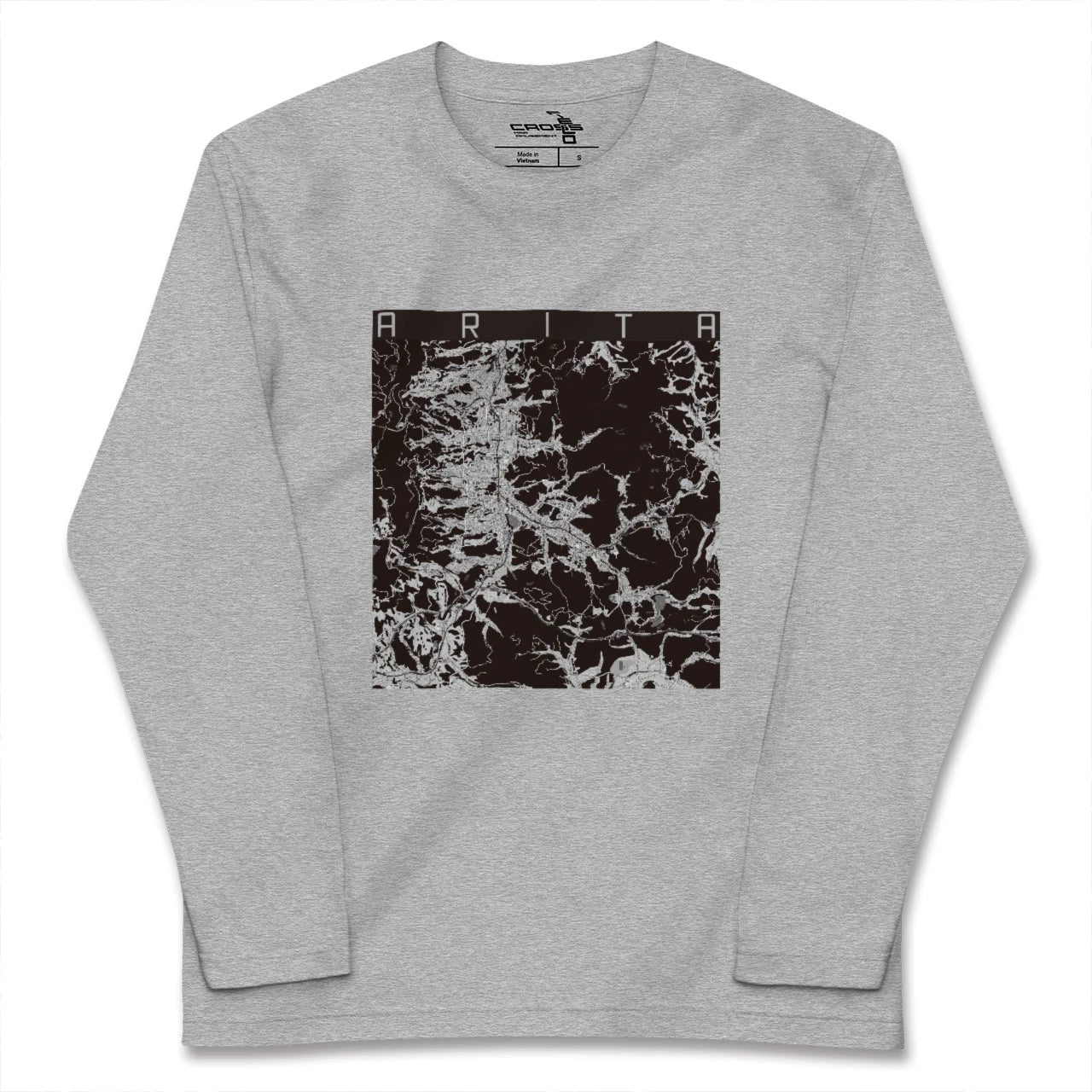 【有田(佐賀県)】地図柄ロングスリーブTシャツ