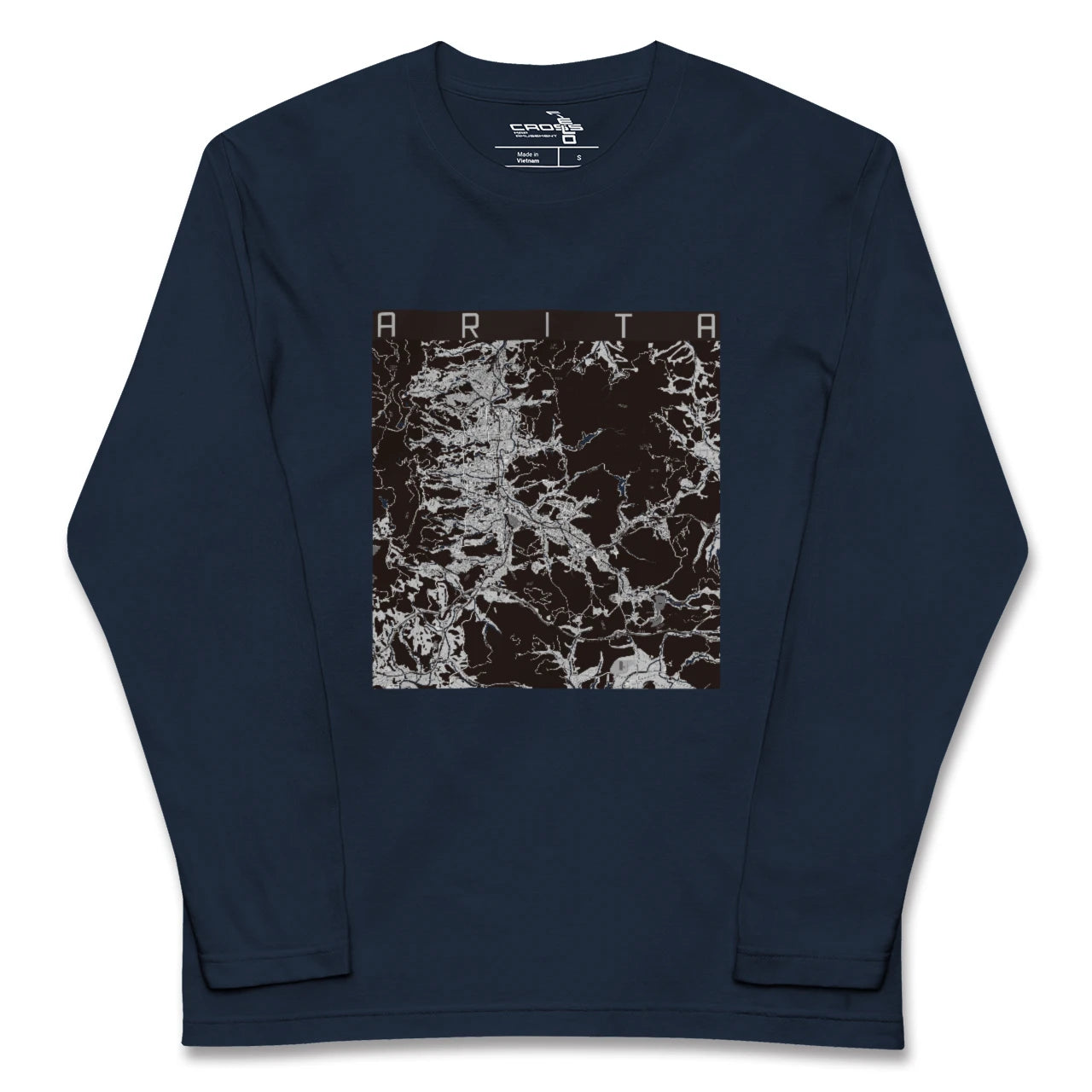 【有田(佐賀県)】地図柄ロングスリーブTシャツ