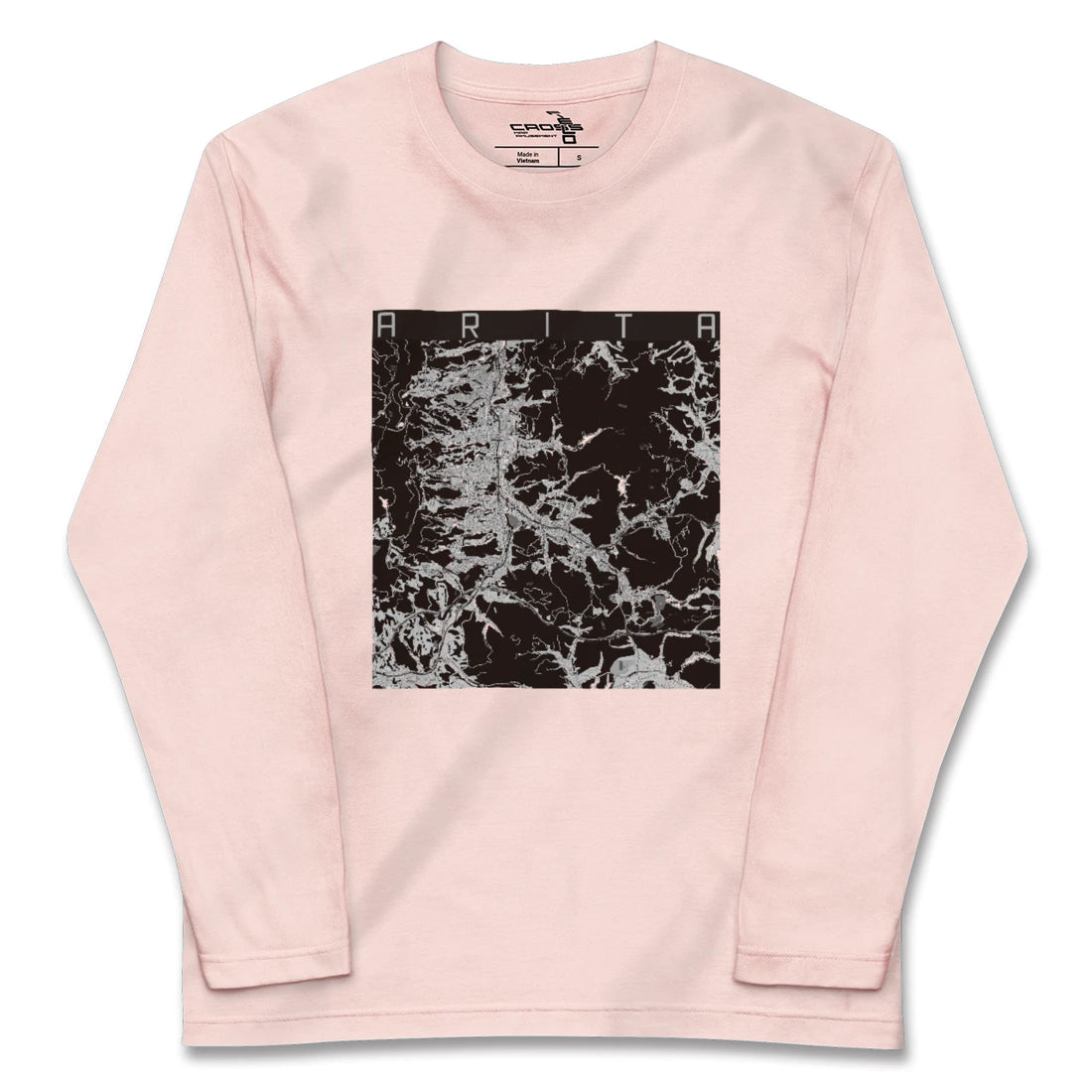 【有田(佐賀県)】地図柄ロングスリーブTシャツ