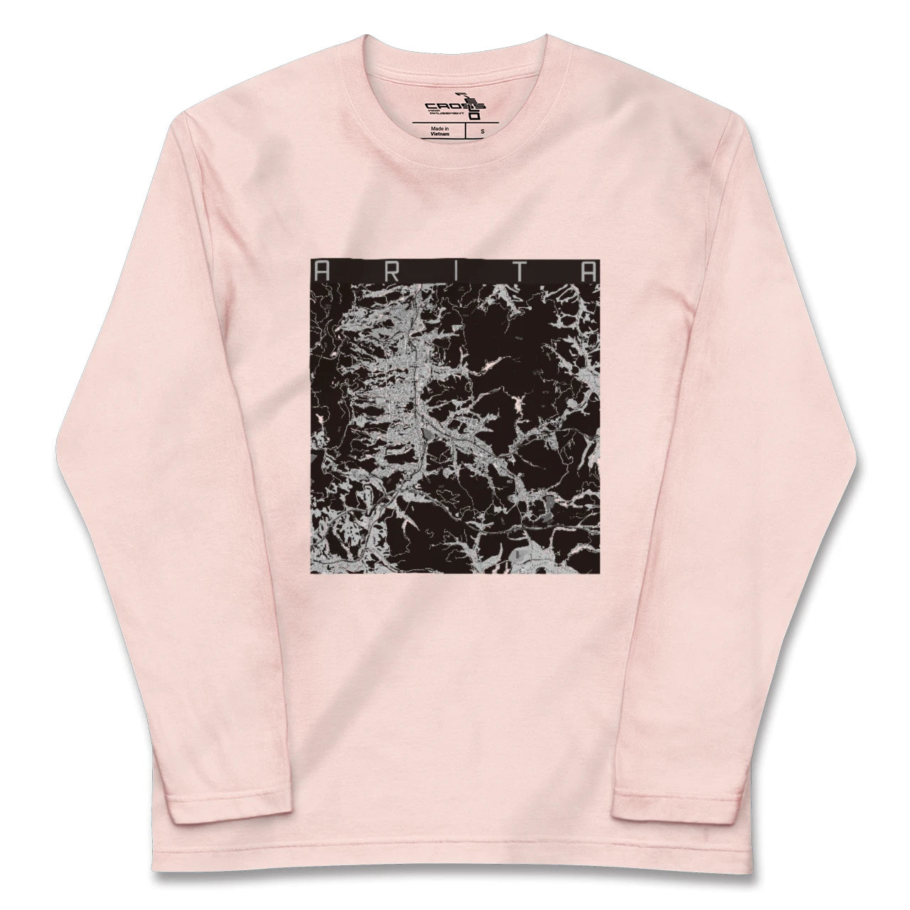 【有田(佐賀県)】地図柄ロングスリーブTシャツ