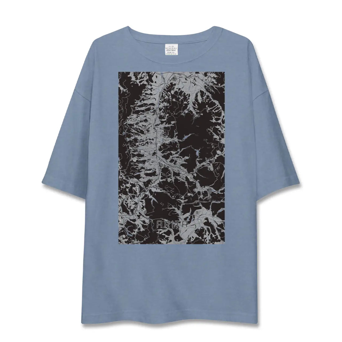 【有田(佐賀県)】地図柄ビッグシルエットTシャツ