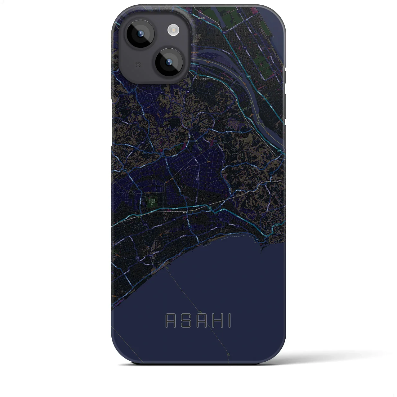 【旭(千葉県)】地図柄iPhoneケース(バックカバータイプ)