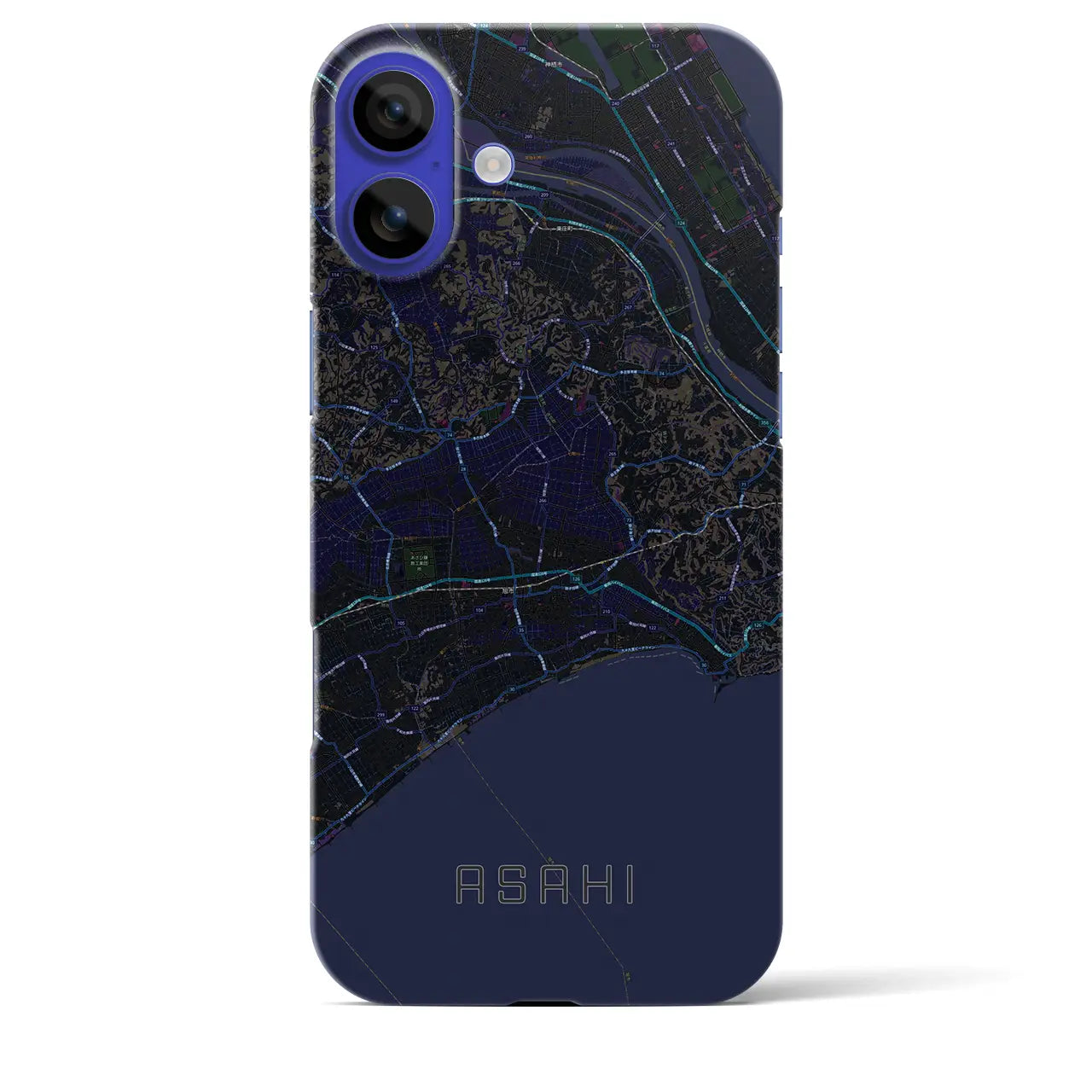 【旭(千葉県)】地図柄iPhoneケース(バックカバータイプ)