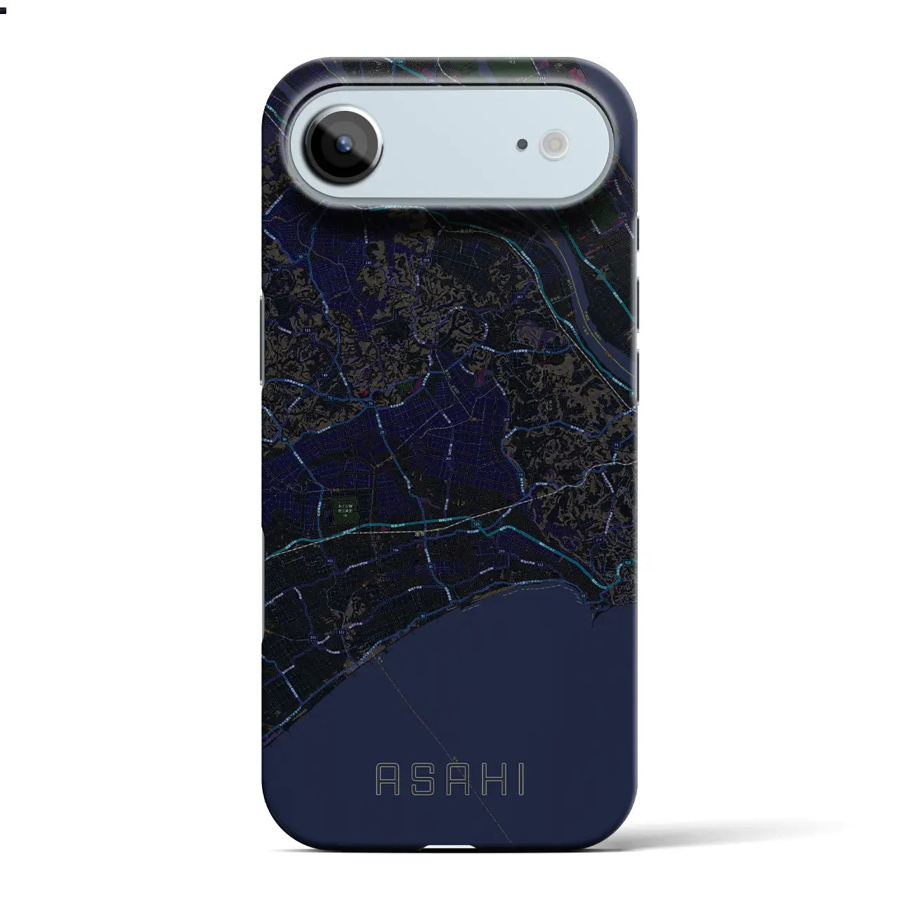 【旭(千葉県)】地図柄iPhoneケース(バックカバータイプ)