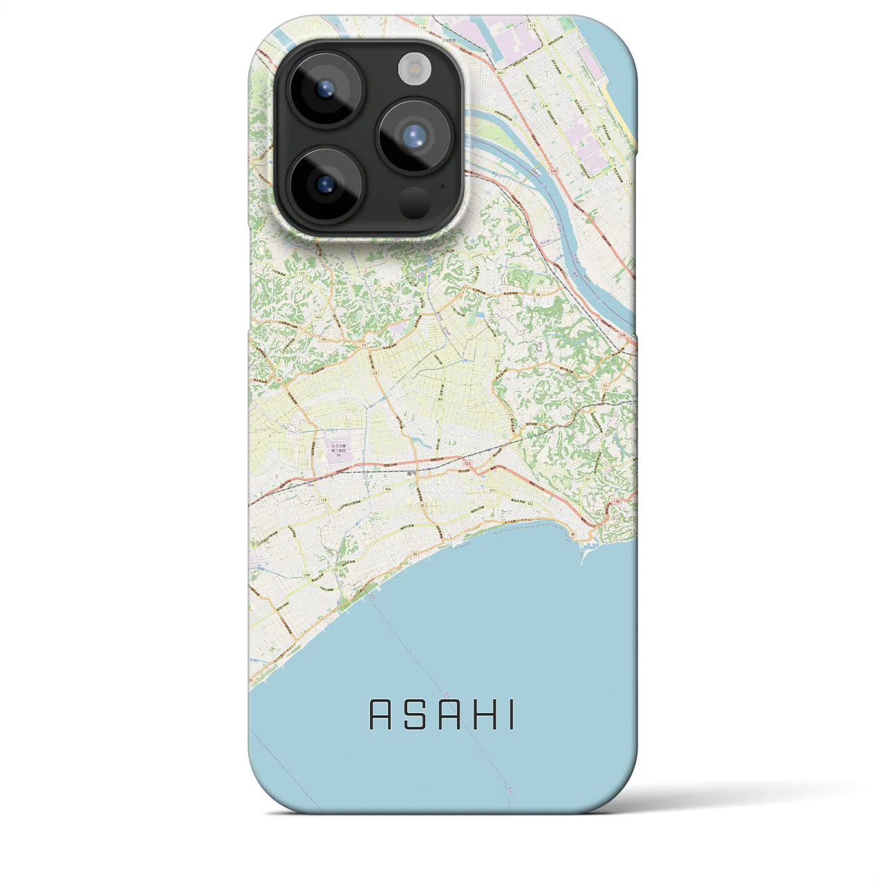 【旭(千葉県)】地図柄iPhoneケース(バックカバータイプ)