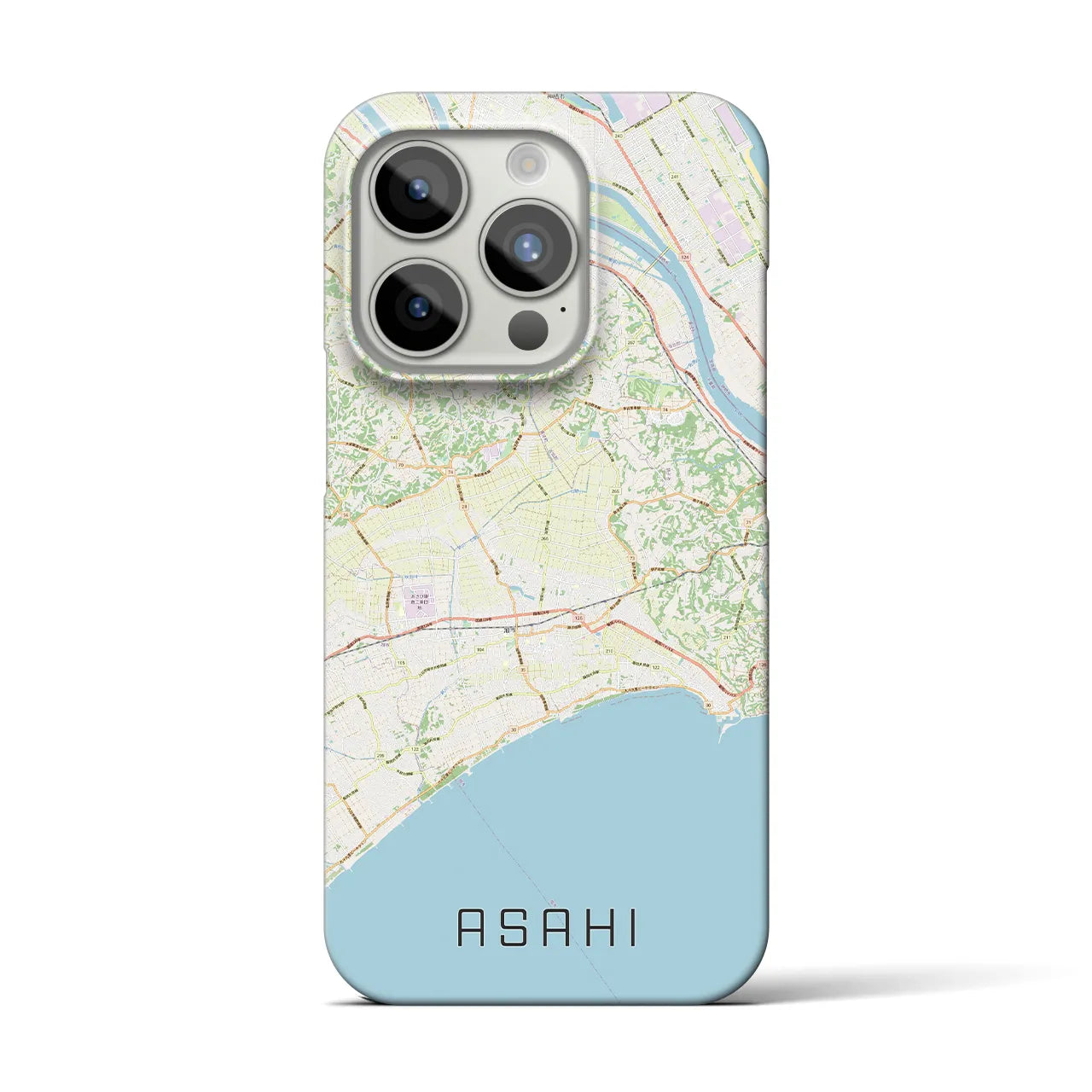 【旭(千葉県)】地図柄iPhoneケース(バックカバータイプ)