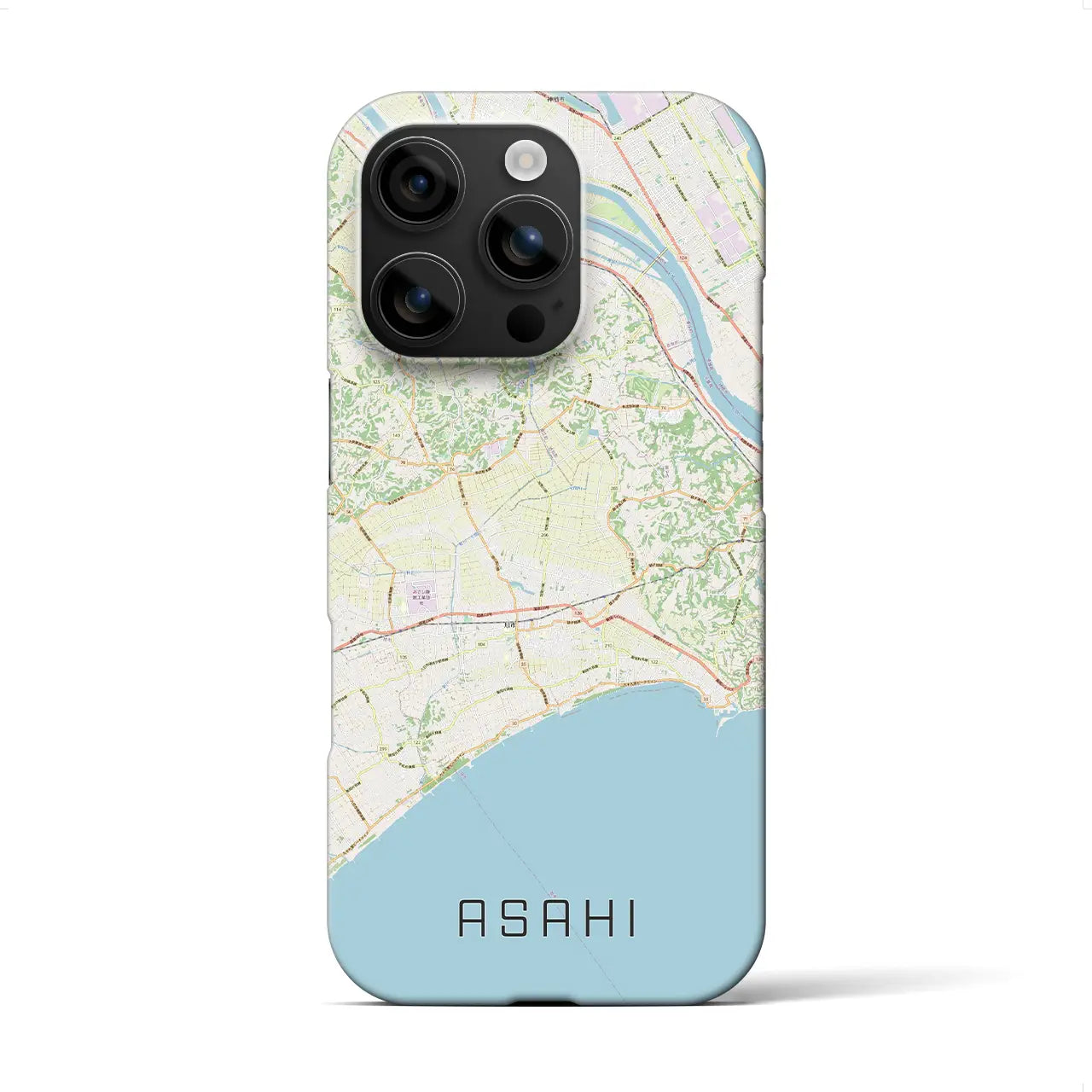 【旭(千葉県)】地図柄iPhoneケース(バックカバータイプ)