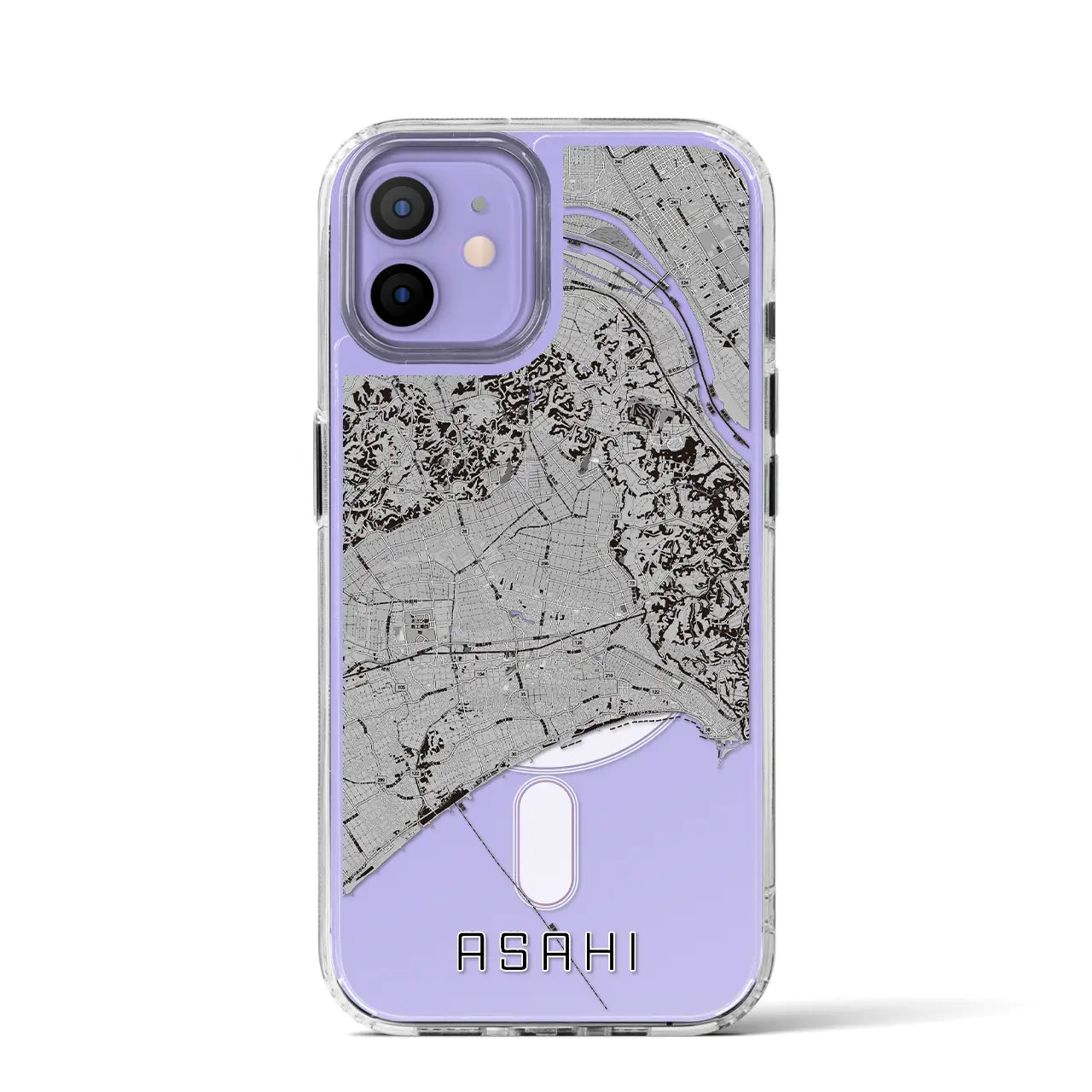 【旭(千葉県)】地図柄iPhoneケース(MagSafeタイプ)