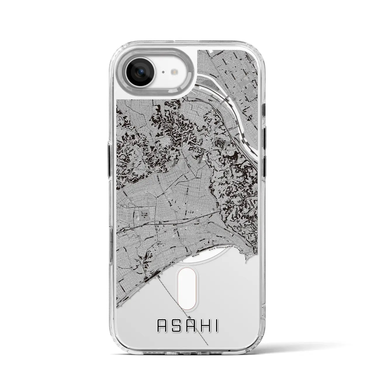 【旭(千葉県)】地図柄iPhoneケース(MagSafeタイプ)