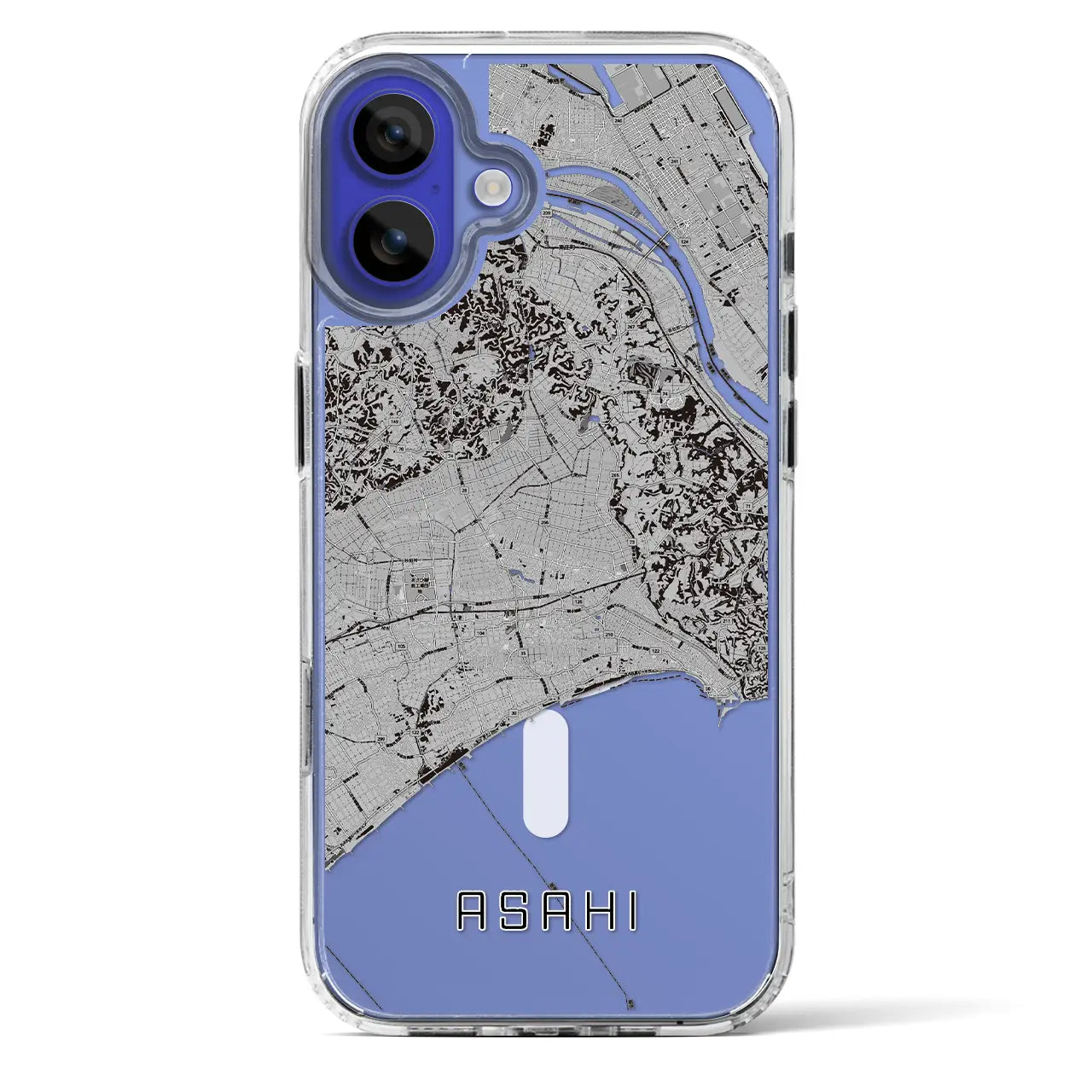 【旭(千葉県)】地図柄iPhoneケース(MagSafeタイプ)