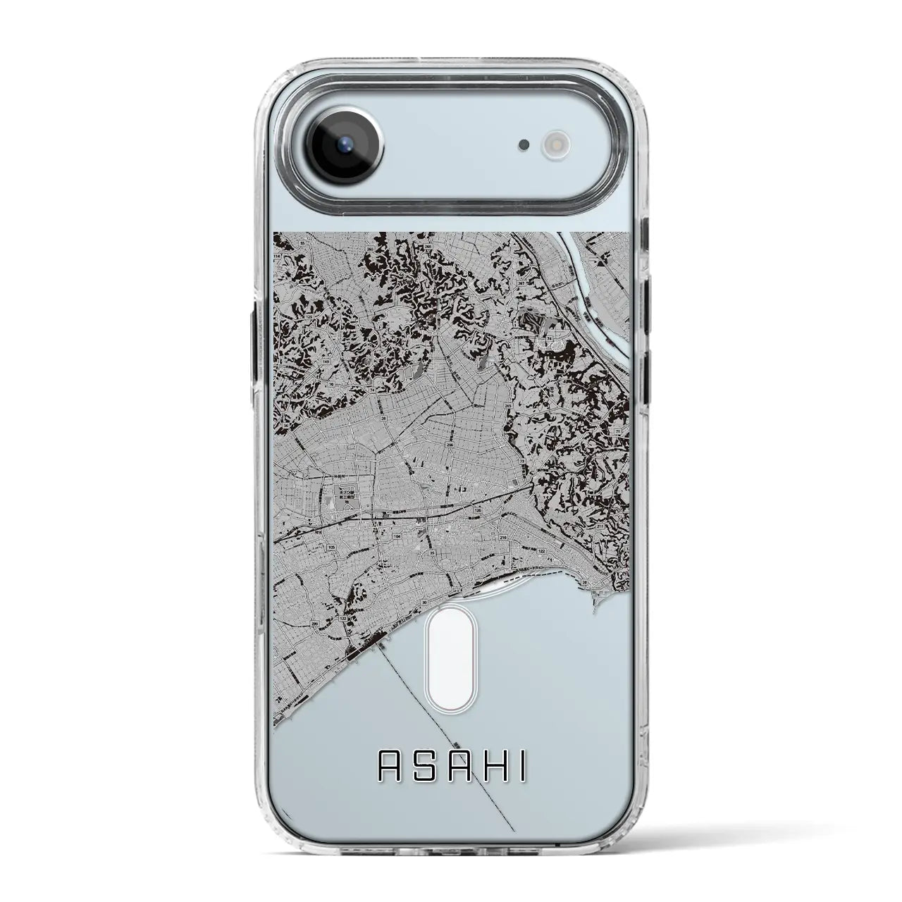 【旭(千葉県)】地図柄iPhoneケース(MagSafeタイプ)