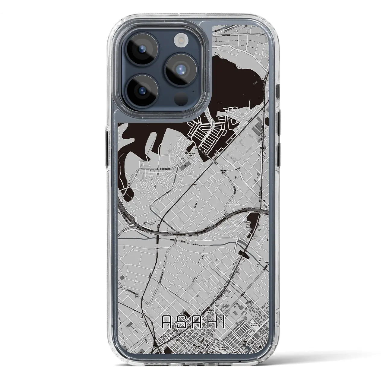 【朝日(三重県)】地図柄iPhoneケース(MagSafeタイプ)