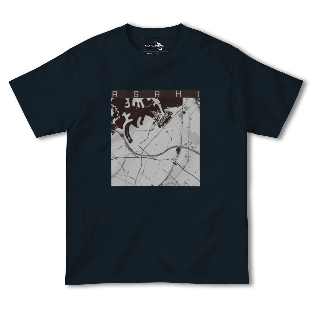 【朝日(三重県)】地図柄ヘビーウェイトTシャツ