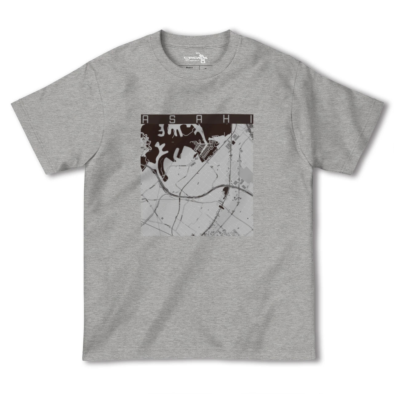 【朝日(三重県)】地図柄ヘビーウェイトTシャツ