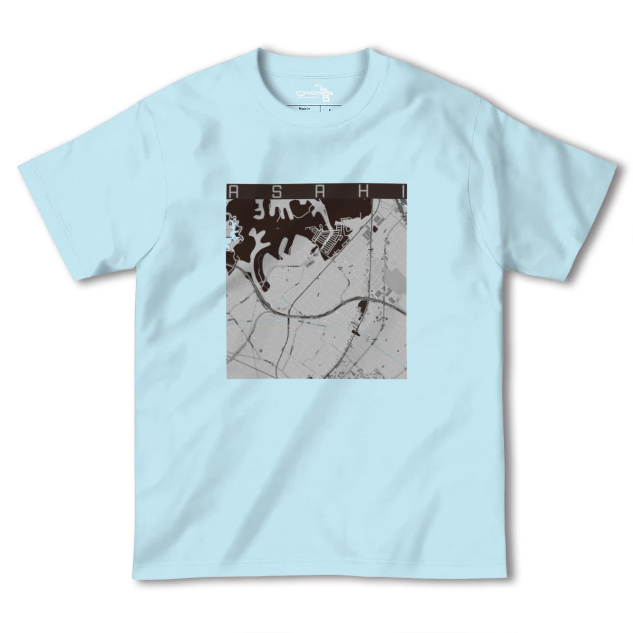 【朝日(三重県)】地図柄ヘビーウェイトTシャツ