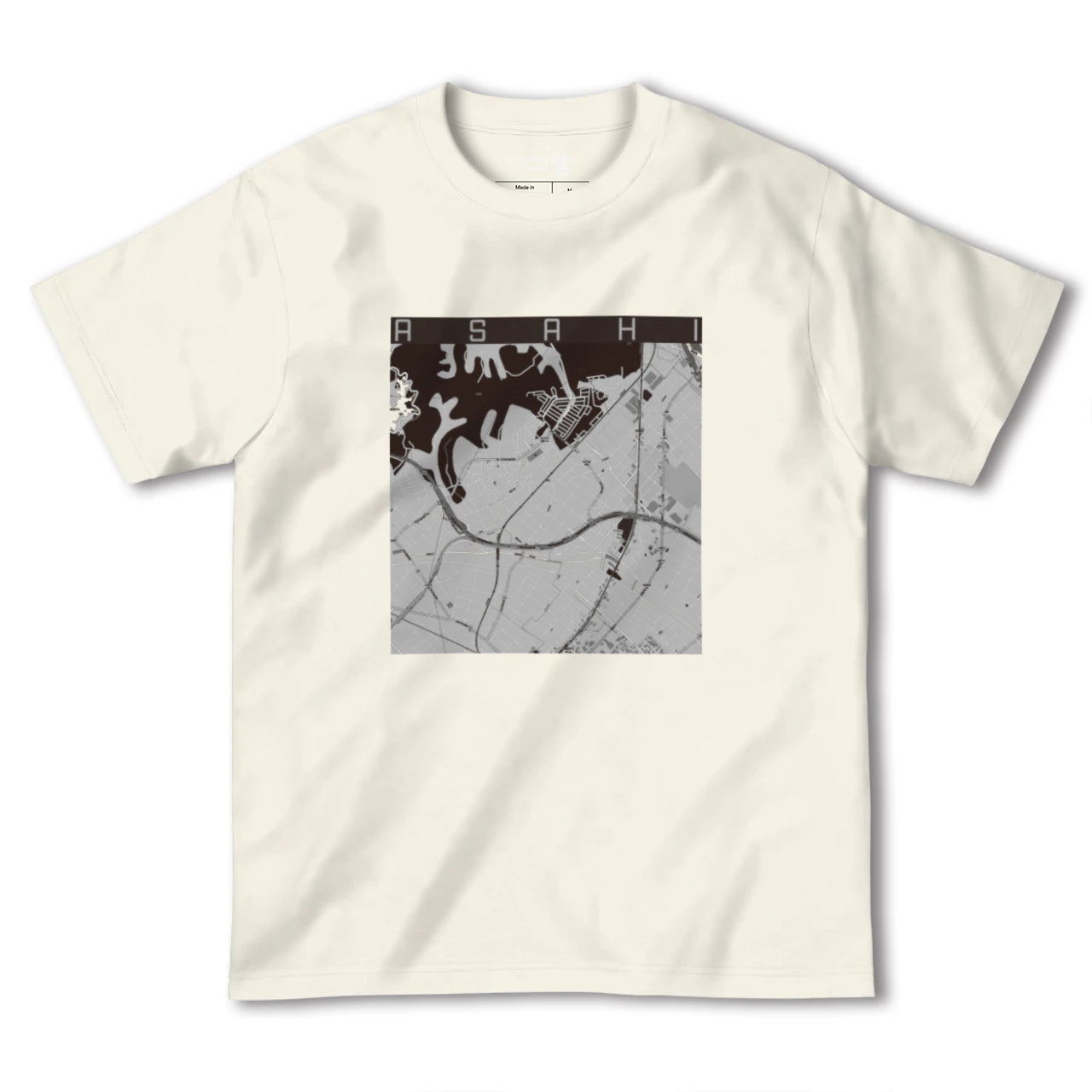 【朝日(三重県)】地図柄ヘビーウェイトTシャツ