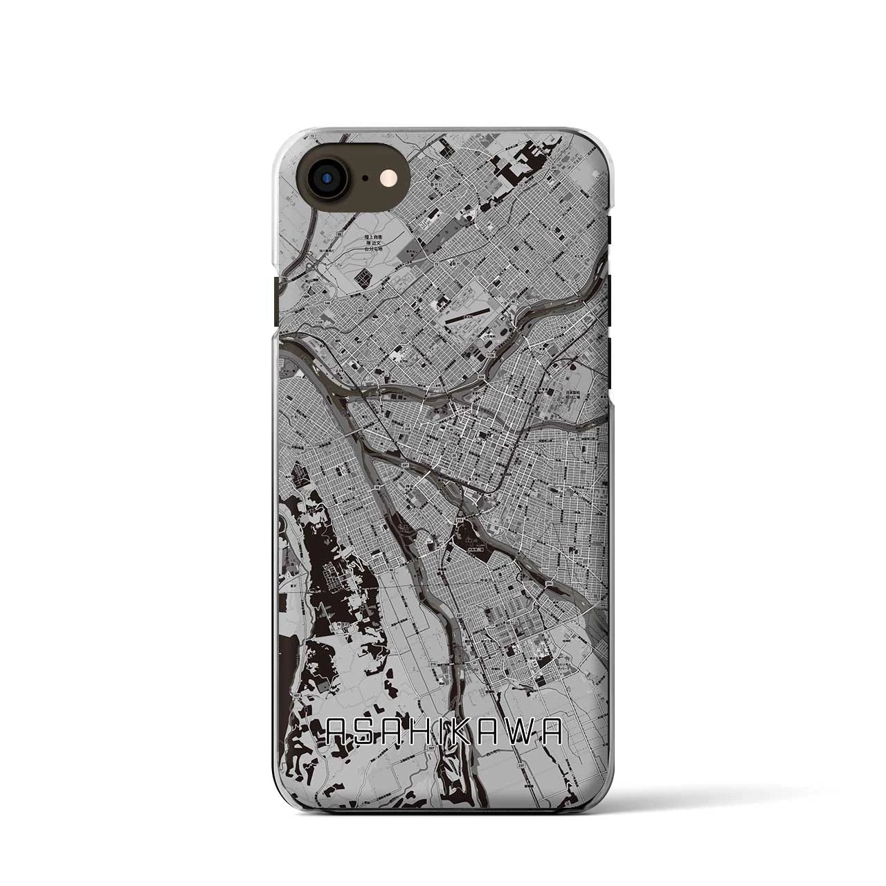 【旭川(北海道)】地図柄iPhoneケース(クリアタイプ)