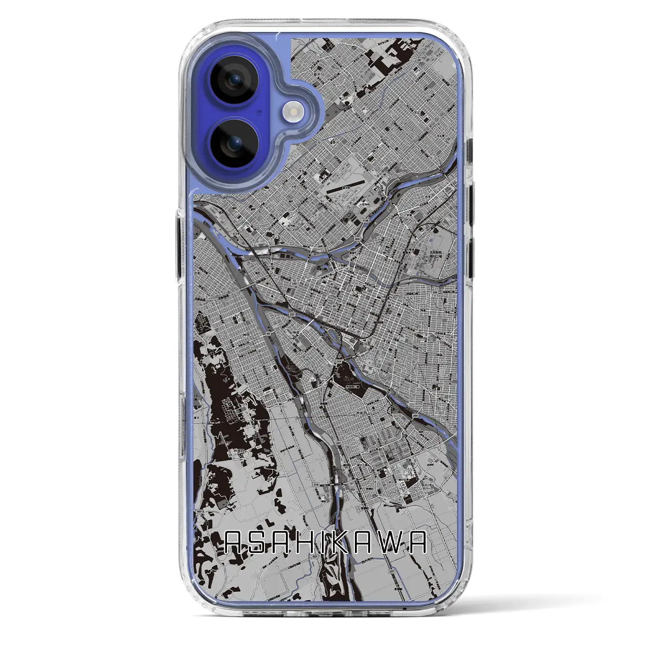 【旭川(北海道)】地図柄iPhoneケース(MagSafeタイプ)