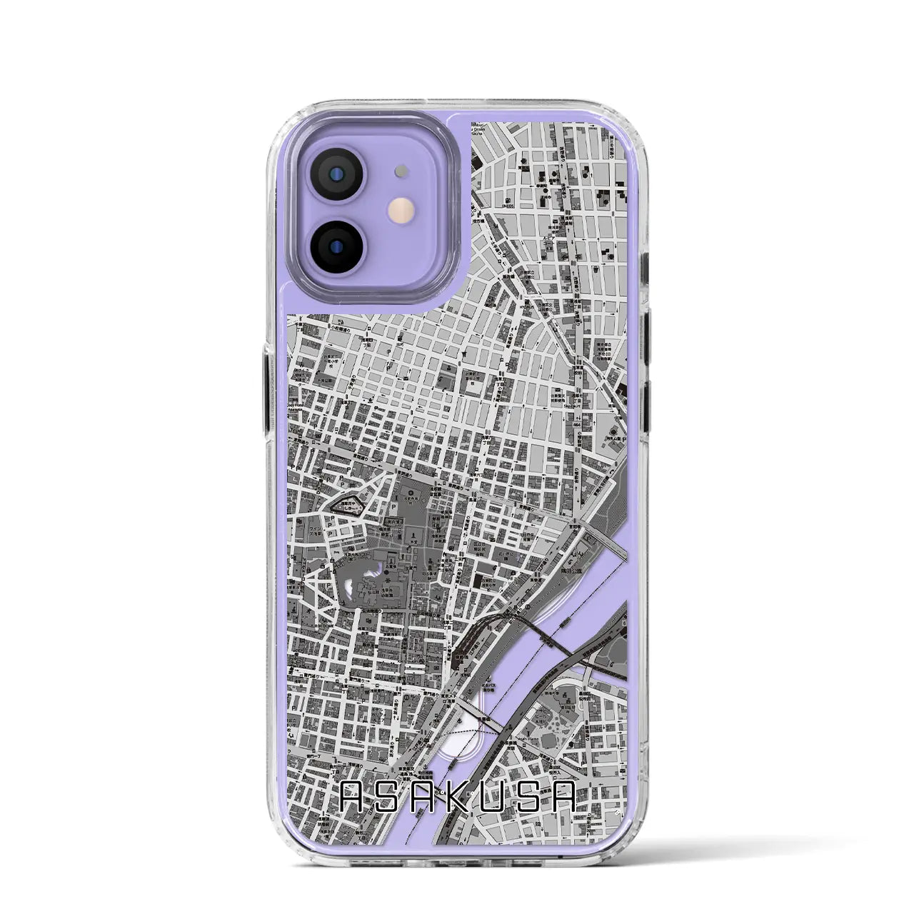 【浅草2(東京都)】地図柄iPhoneケース(MagSafeタイプ)