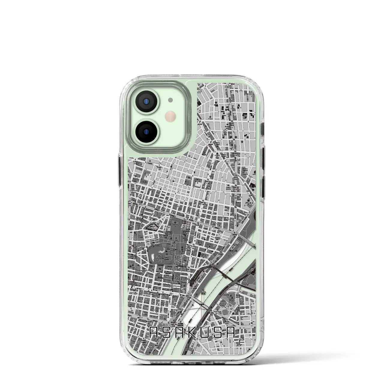 【浅草2(東京都)】地図柄iPhoneケース(MagSafeタイプ)