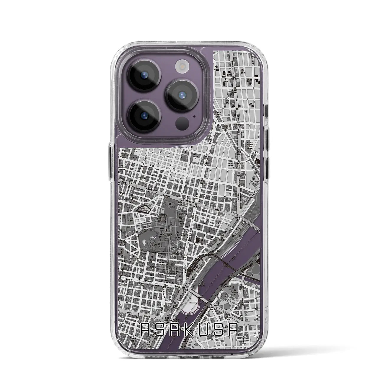 【浅草2(東京都)】地図柄iPhoneケース(MagSafeタイプ)