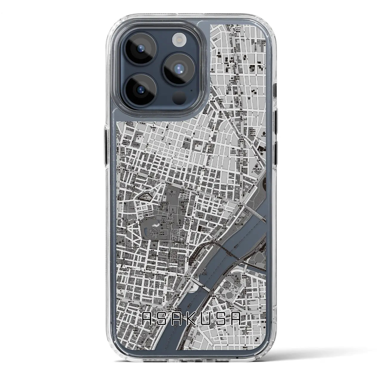【浅草2(東京都)】地図柄iPhoneケース(MagSafeタイプ)