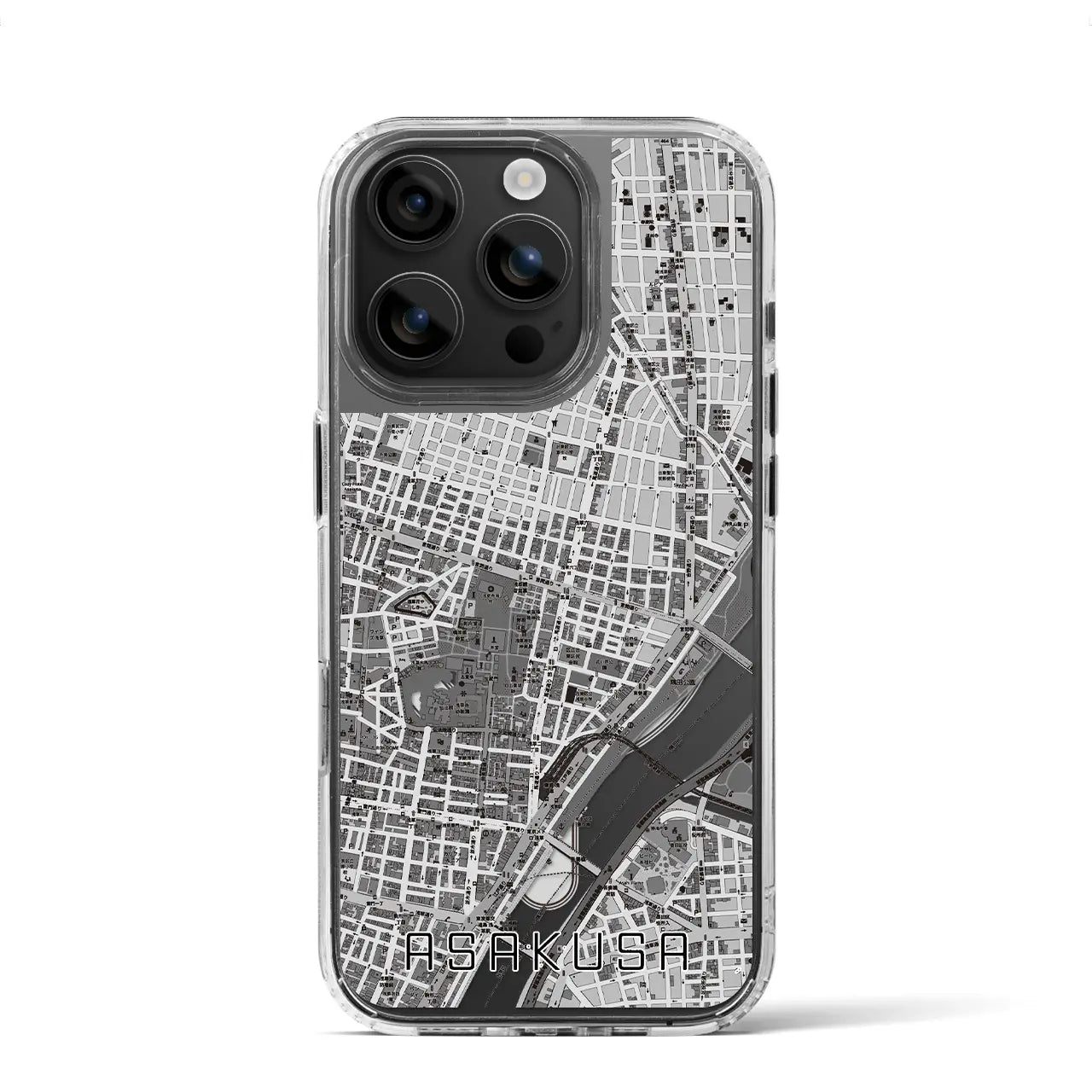 【浅草2(東京都)】地図柄iPhoneケース(MagSafeタイプ)