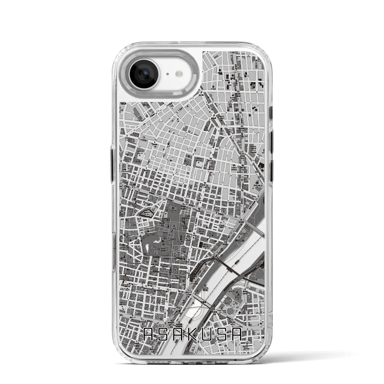 【浅草2(東京都)】地図柄iPhoneケース(MagSafeタイプ)