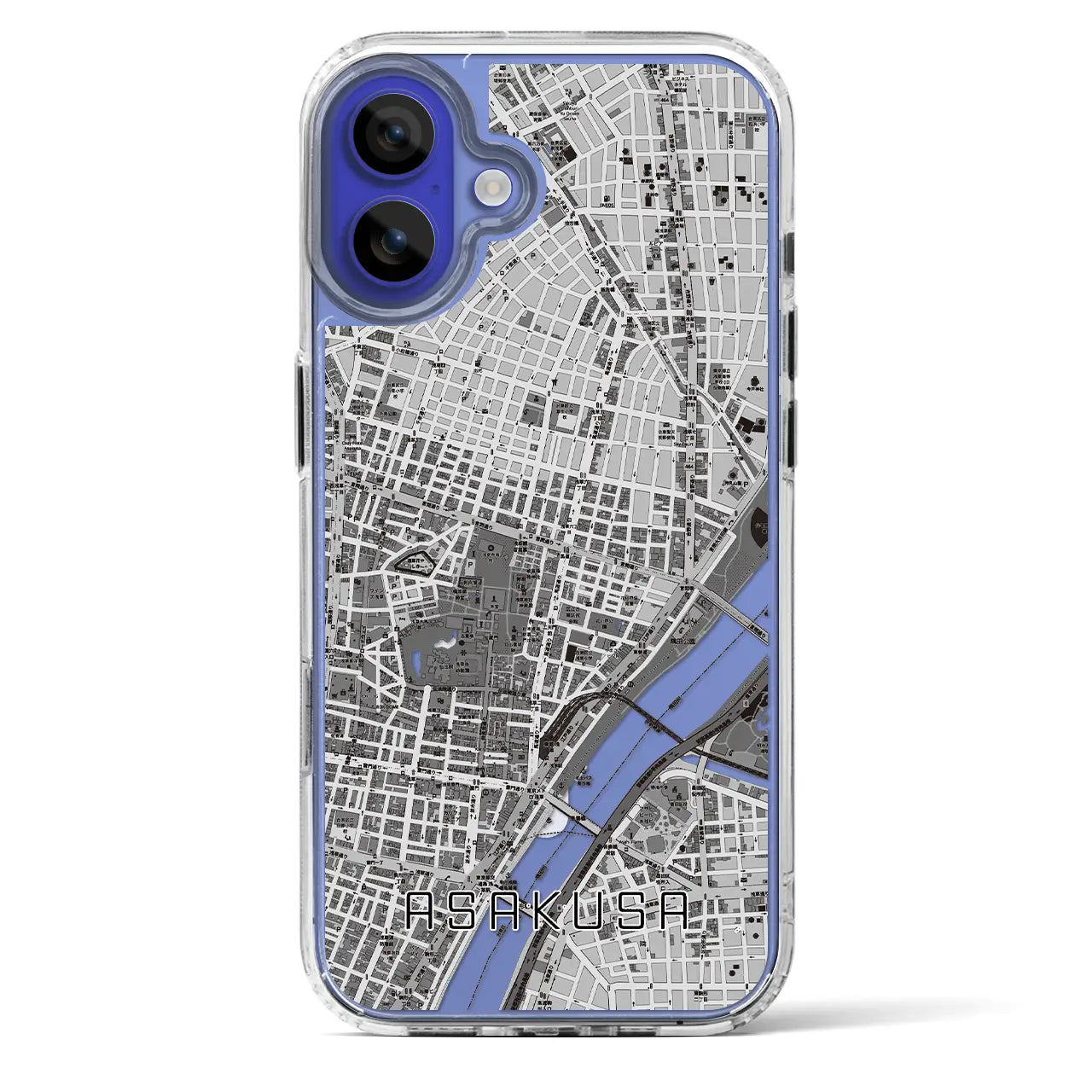 【浅草2(東京都)】地図柄iPhoneケース(MagSafeタイプ)