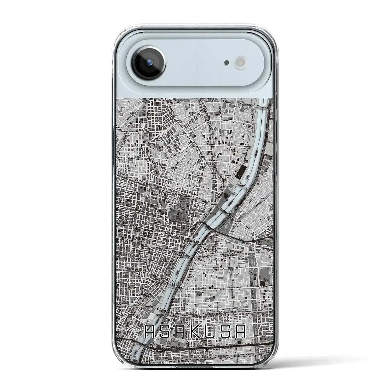 【浅草(東京都)】地図柄iPhoneケース(クリアタイプ)