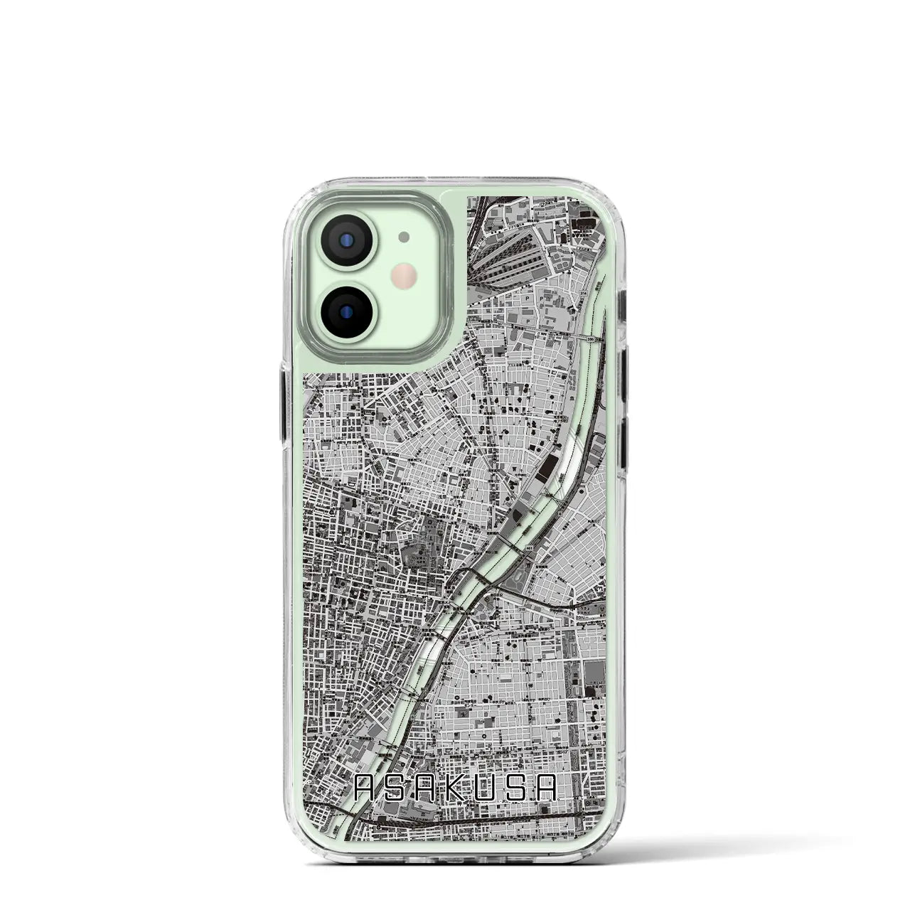 【浅草(東京都)】地図柄iPhoneケース(MagSafeタイプ)