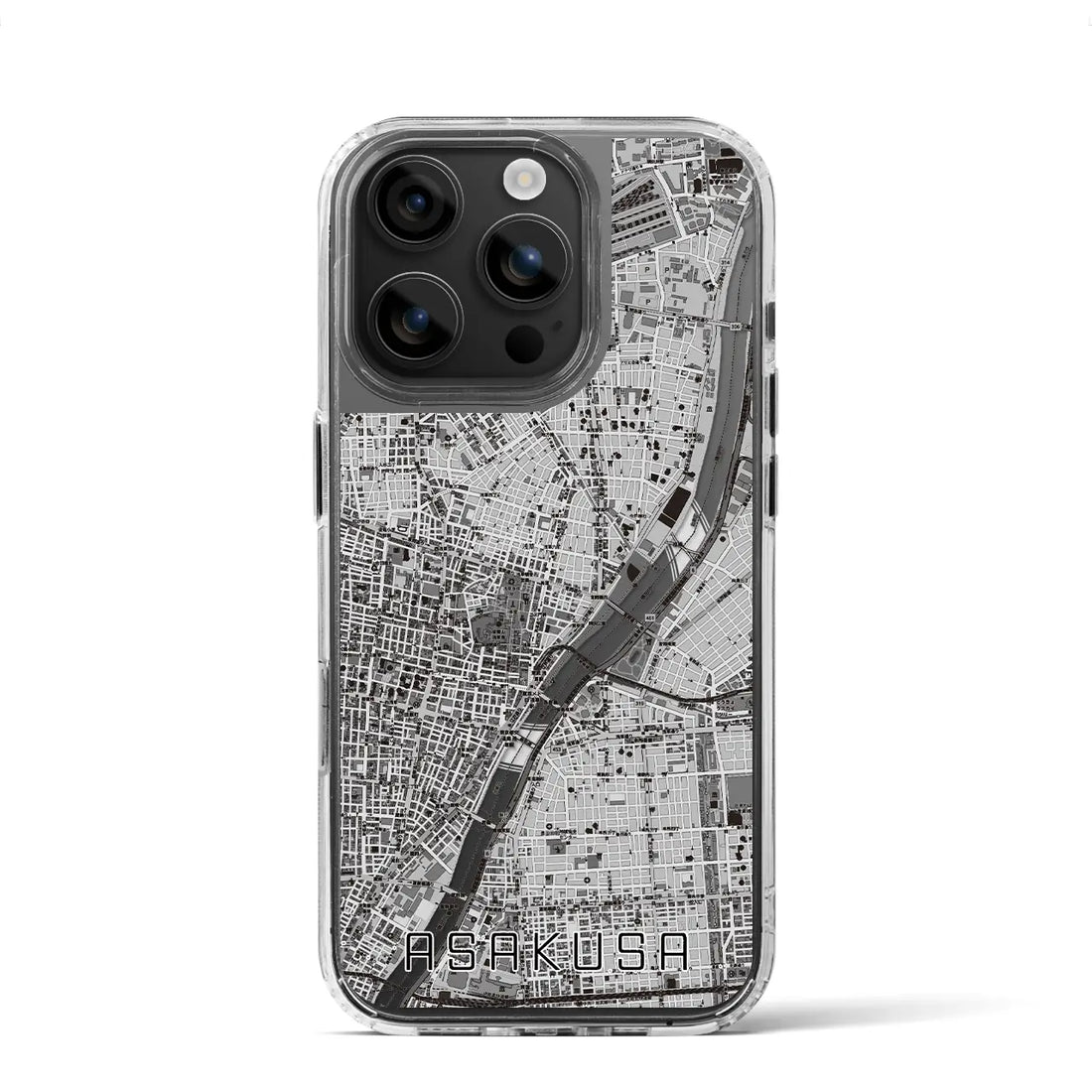 【浅草(東京都)】地図柄iPhoneケース(MagSafeタイプ)