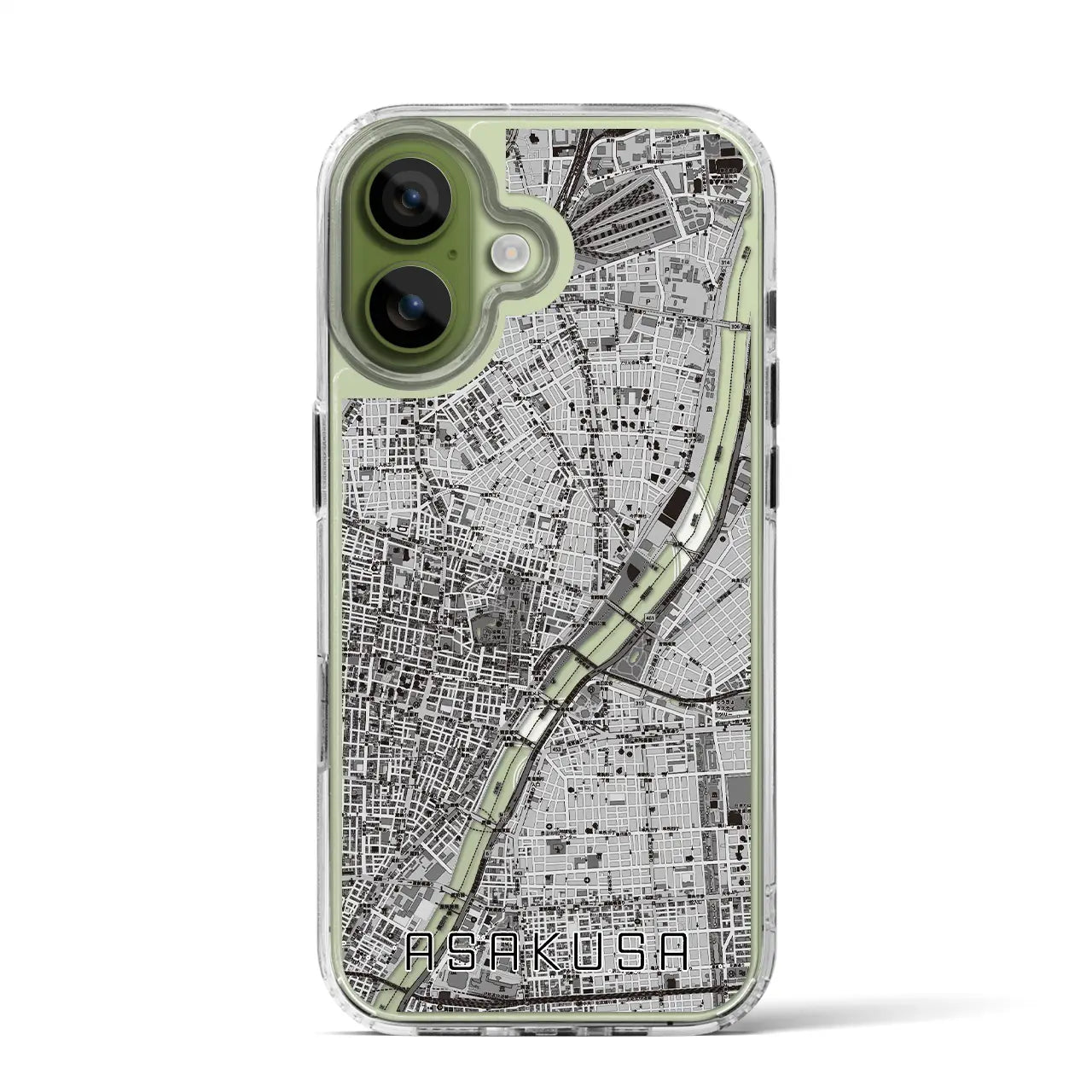 【浅草(東京都)】地図柄iPhoneケース(MagSafeタイプ)