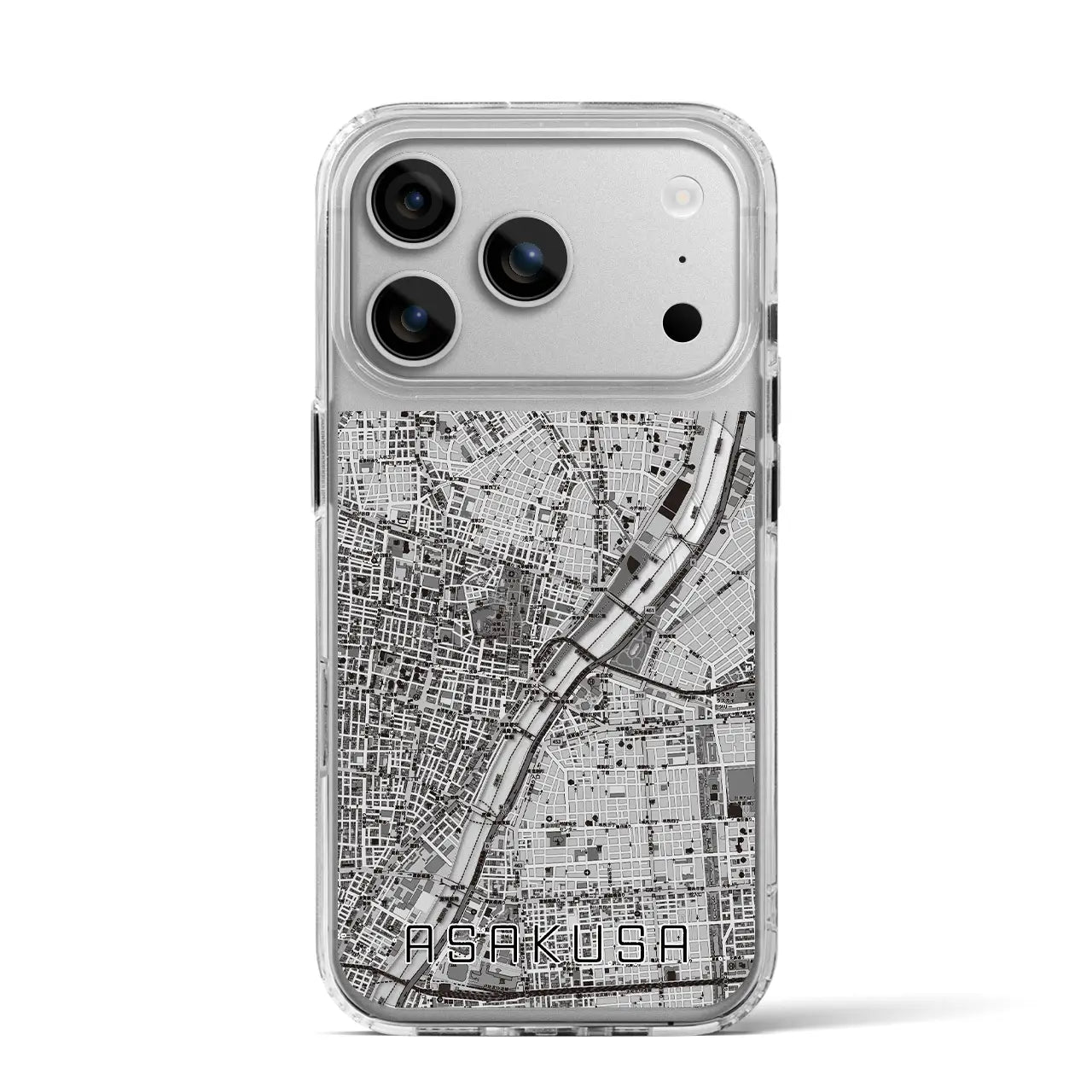 【浅草(東京都)】地図柄iPhoneケース(MagSafeタイプ)