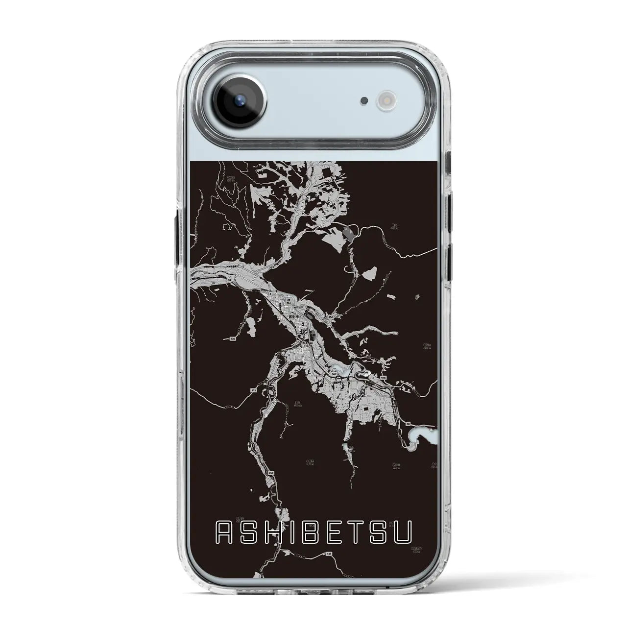 【芦別(北海道)】地図柄iPhoneケース(MagSafeタイプ)