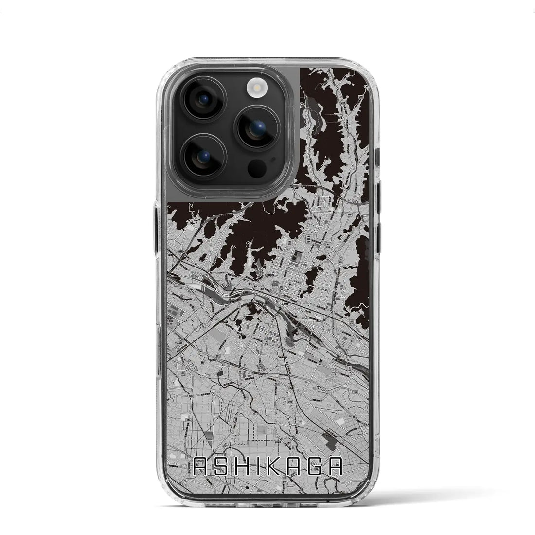 【足利(栃木県)】地図柄iPhoneケース(MagSafeタイプ)