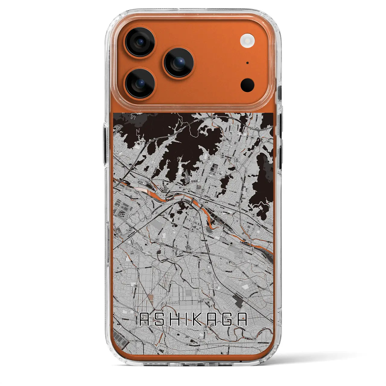 【足利(栃木県)】地図柄iPhoneケース(MagSafeタイプ)