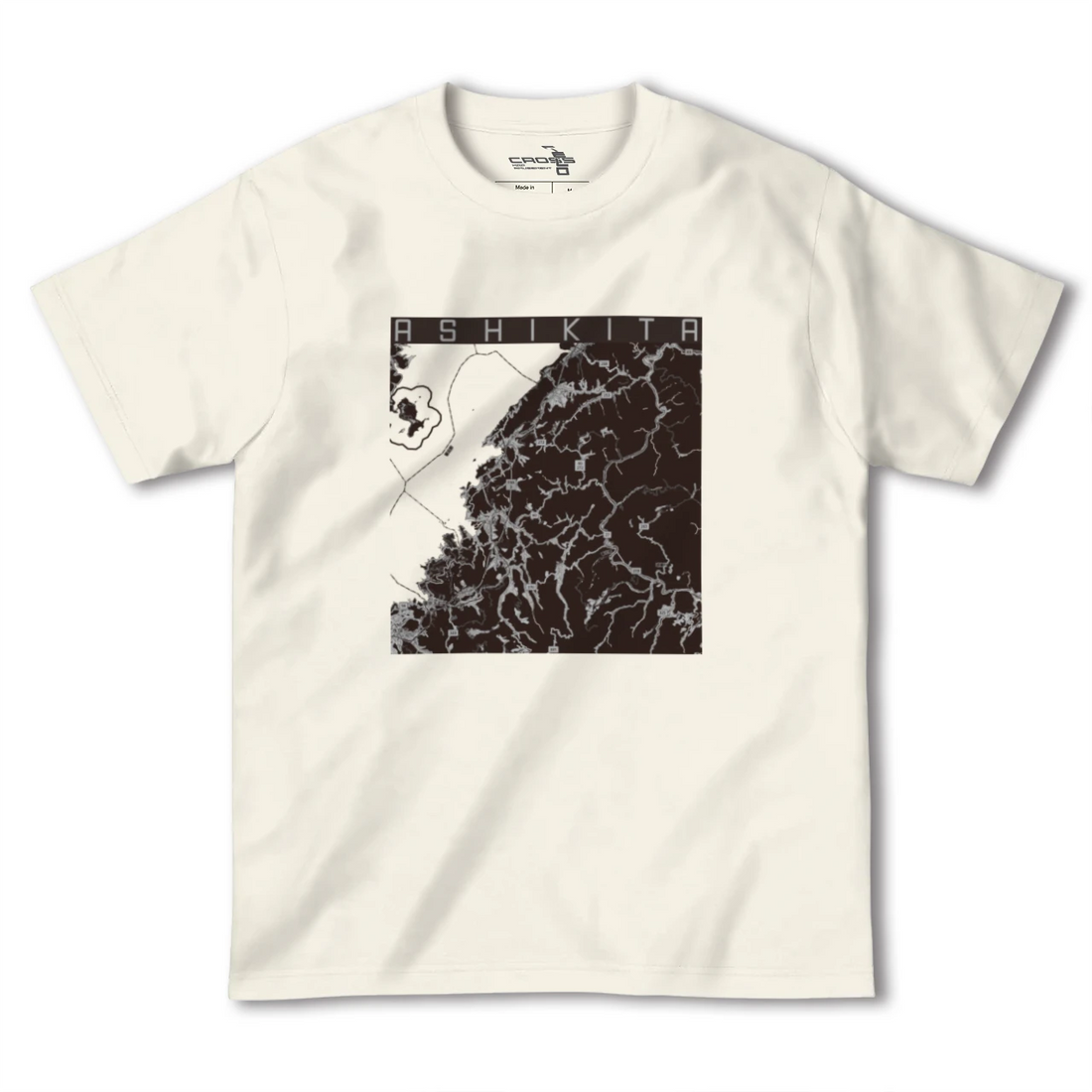 【芦北(熊本県)】地図柄ヘビーウェイトTシャツ