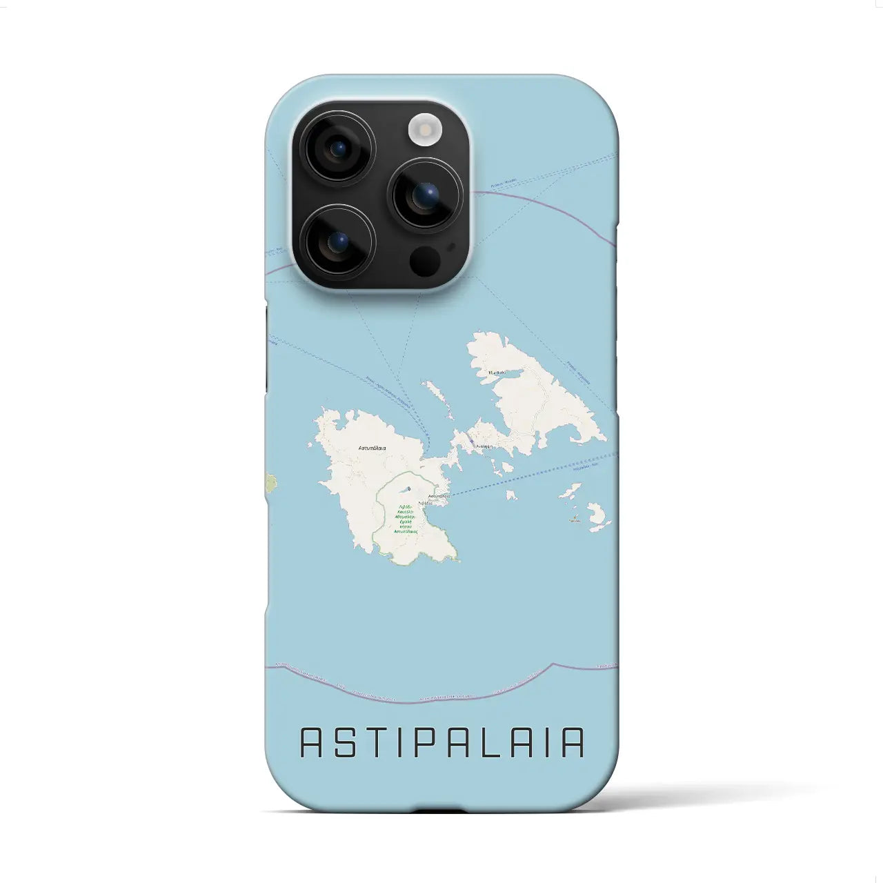 【アスティパレア(ギリシャ)】地図柄iPhoneケース(バックカバータイプ)