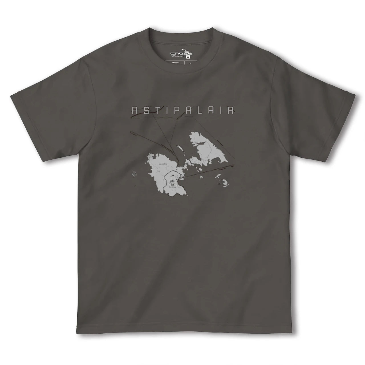 【アスティパレア(ギリシャ)】地図柄ヘビーウェイトTシャツ