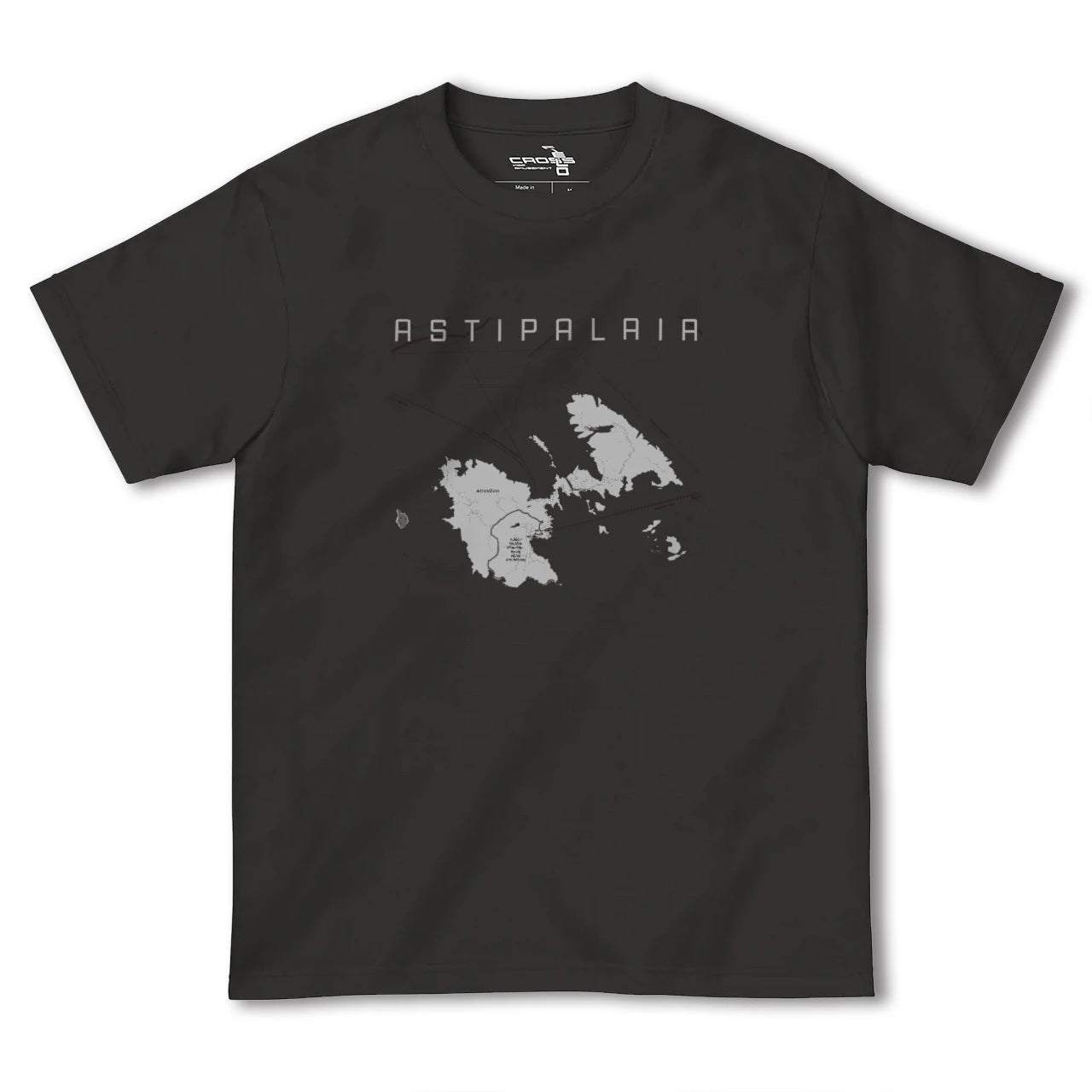 【アスティパレア(ギリシャ)】地図柄ヘビーウェイトTシャツ