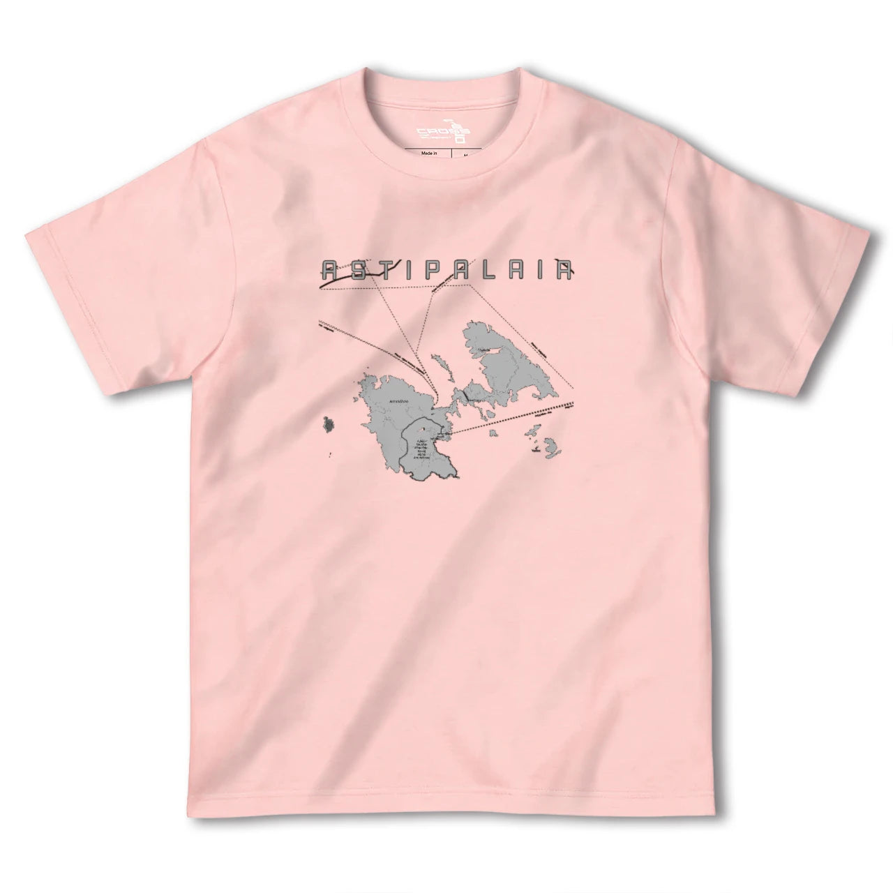 【アスティパレア(ギリシャ)】地図柄ヘビーウェイトTシャツ