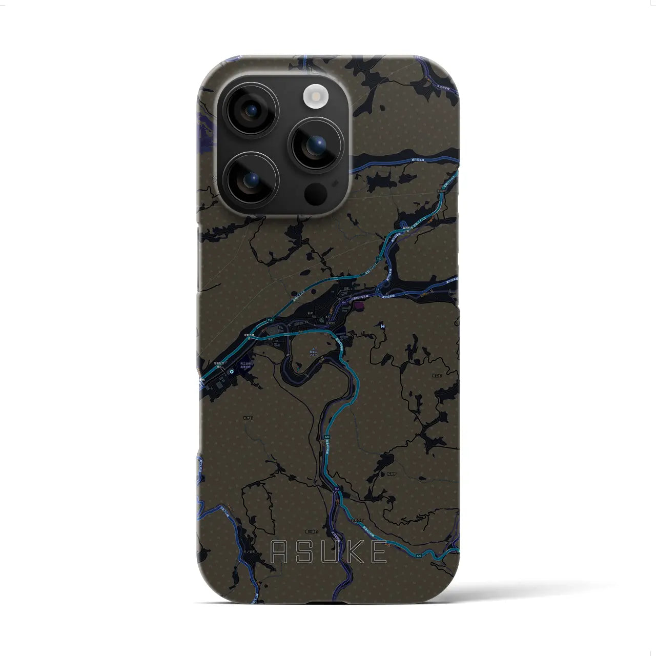 【足助(愛知県)】地図柄iPhoneケース(バックカバータイプ)