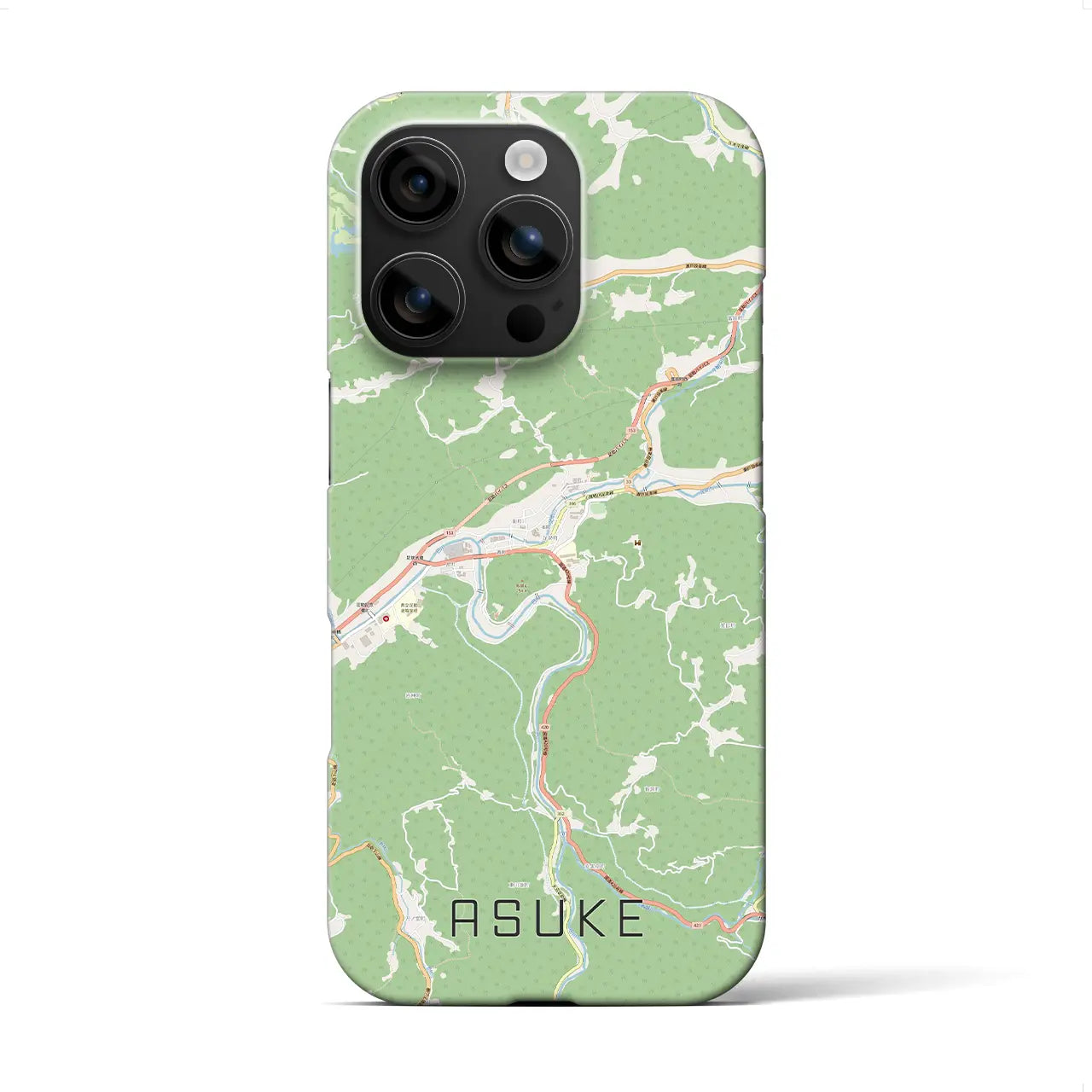 【足助(愛知県)】地図柄iPhoneケース(バックカバータイプ)