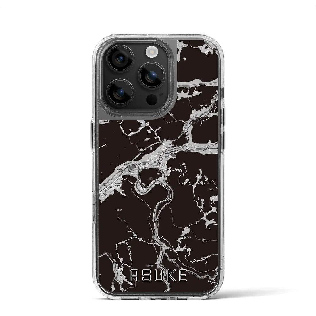 【足助(愛知県)】地図柄iPhoneケース(MagSafeタイプ)