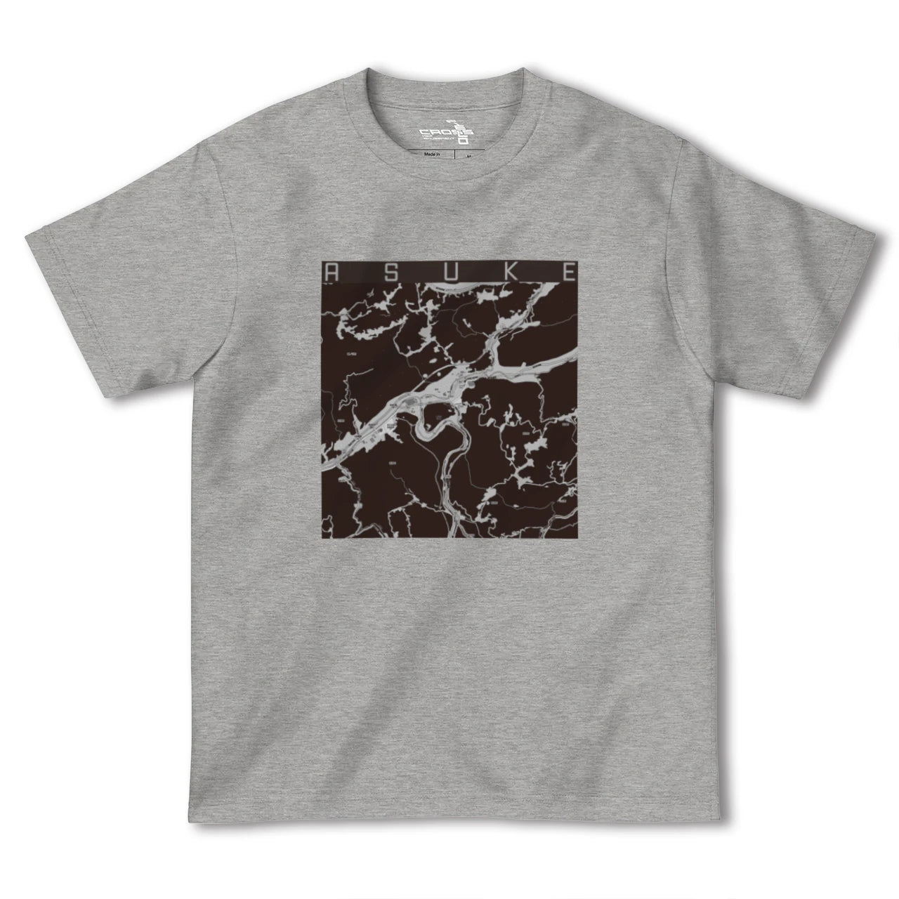 【足助(愛知県)】地図柄ヘビーウェイトTシャツ