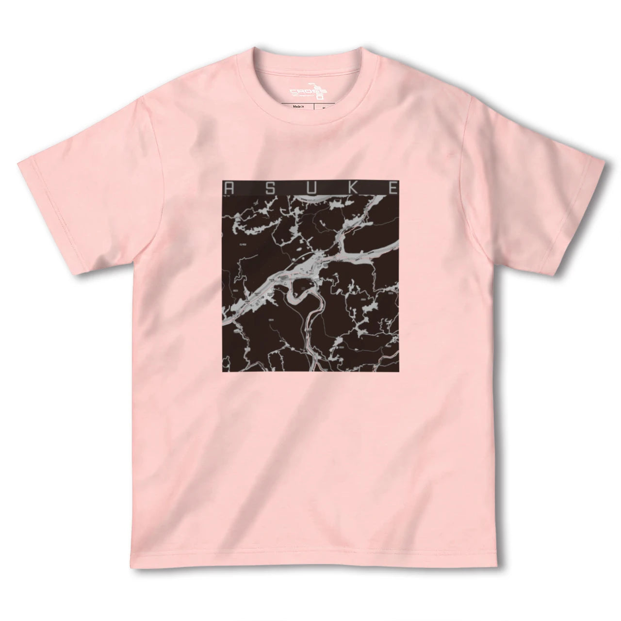 【足助(愛知県)】地図柄ヘビーウェイトTシャツ