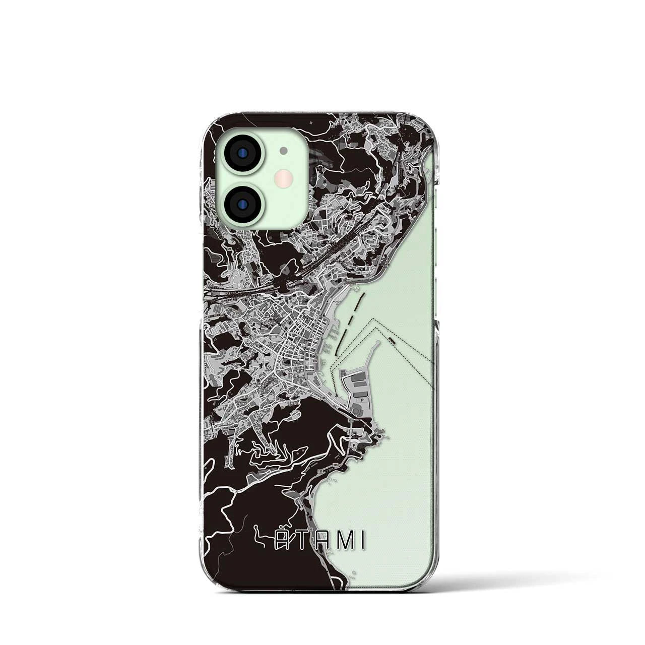 【熱海(静岡県)】地図柄iPhoneケース(クリアタイプ)